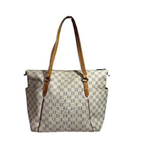 Louis Vuitton Totally MM Damier Azur Tote Bag - Picture 2 of 9